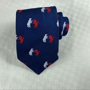 English Repp for Robert Talbott Silk Mens Tie